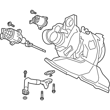 GM 12696278 Turbocharger Assembly, (Cmpr Air Int)