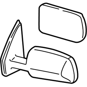 GMC Safari Side View Mirrors - 15593663