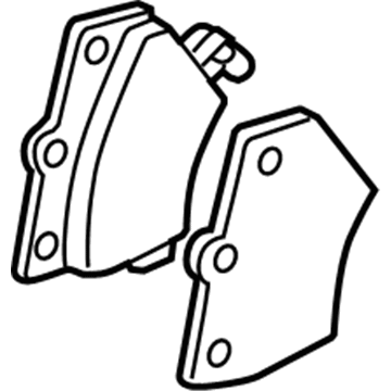 Pontiac 19184917 Brake Pads