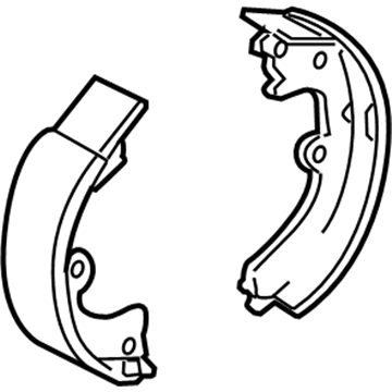 Pontiac Vibe Brake Shoe - 19204622