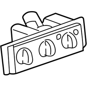 Oldsmobile 9376423 Heater Control