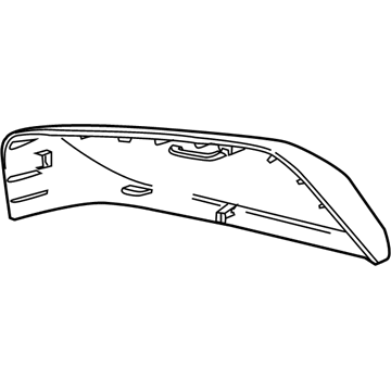 GM 22997385 Cover, Outside Rear View Mirror Housing *Service Primer