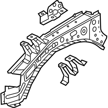 GM 13398362 Brace Assembly, Front Wheelhouse Panel