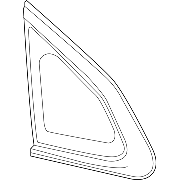 Chevy 84894584 WINDOW,QUARTER(INCLUDES 4)