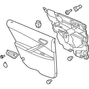 Pontiac 25926298 Door Trim Panel