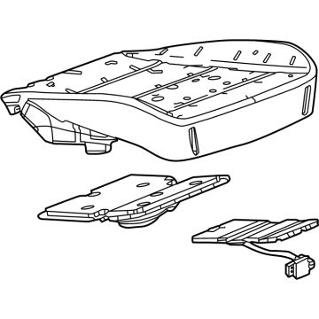 Chevy 85643839 Seat Cushion Pad