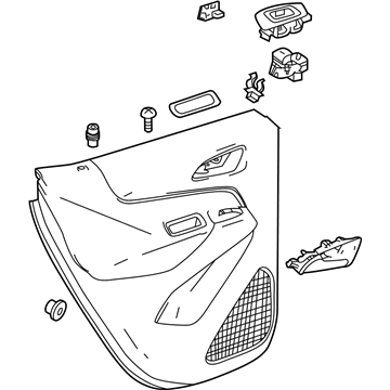 Chevy 84441385 Door Trim Panel