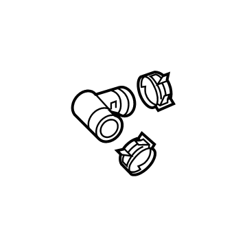 Chevy 55486242 HOSE,EGR VALVE COOLING FEED(INCLUDES 2)(BOTTOM)