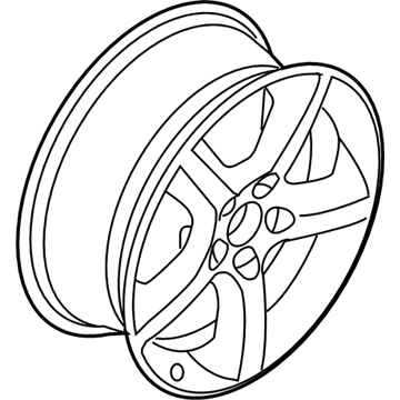 Saturn 13288966 Wheel, Alloy