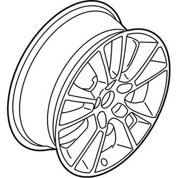 Saturn 13288965 Wheel, Alloy