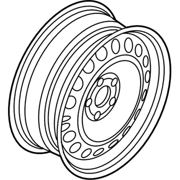 Saturn 13116624 Wheel, Steel