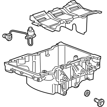 Cadillac 12716569 Oil Pan