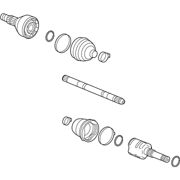 GM 22823297 Rear Wheel Drive Shaft Assembly