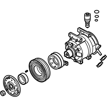 GM 89019077 Air Conditioner Compressor Assembly