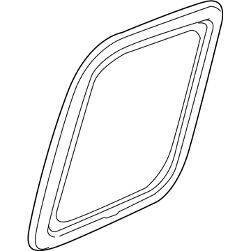 GMC 25825283 Door Glass