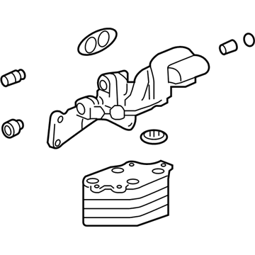 GM 12605352 Cooler Assembly, Auxiliary Engine Oil