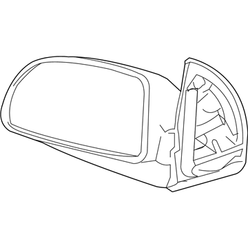 Saturn 15873076 Mirror Assembly