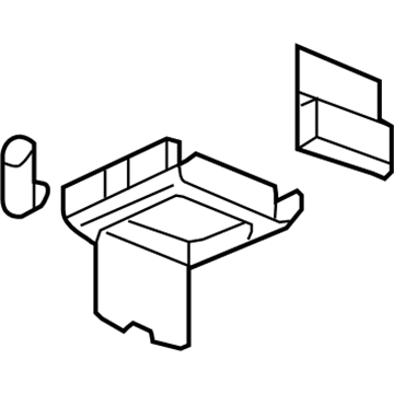 GM 15790427 Filler, Roof Console *Gray