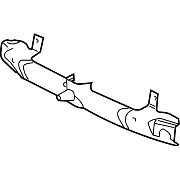 GM 15866195 Baffle,Radiator Air Lower