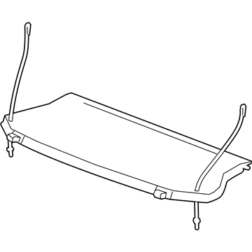 GM 95235190 Shelf Assembly, Rear Compartment Stowage *Pewter R