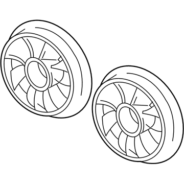 Buick 88987273 Fan Blade