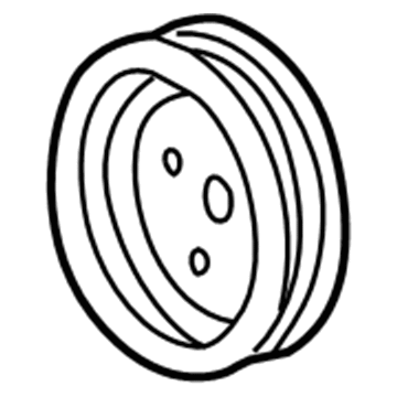 Chevy 14033107 Pulley