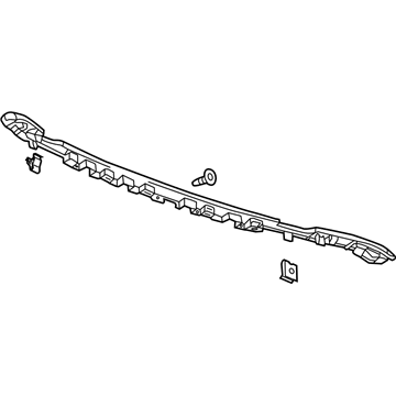 GM 22987729 Molding Assembly, Roof Front Header Garnish *Black