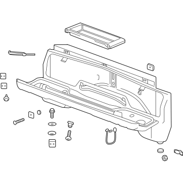 GM 84492907 Box Pkg, Cargo Box Stow