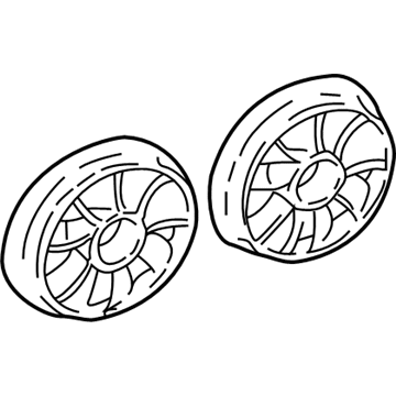 Oldsmobile 12362564 Fan Blade