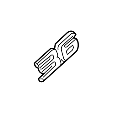 GM 84139947 Plate Assembly, R/Cmpt Lid Eng Na *Galvano Silvv