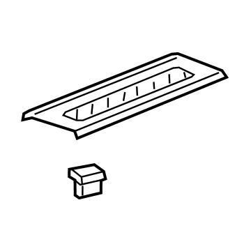 GM 84504230 Molding Assembly, Rear S/D Sill Garn *Black