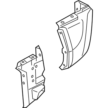 GM 15887224 Extension,Rear Bumper Imp Bar