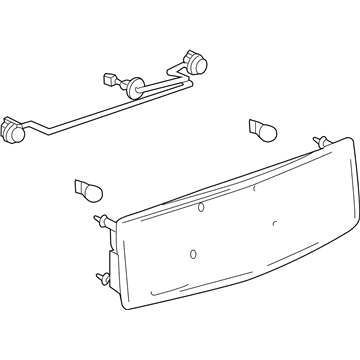 GM 10355557 Lamp Assembly, Back Up & Rear License Plate