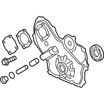 GM 12637040 Cover Assembly, Engine Front (W/ Oil Pump)