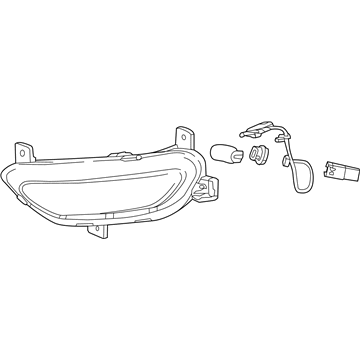 Chevy 42663534 Signal Lamp Assembly