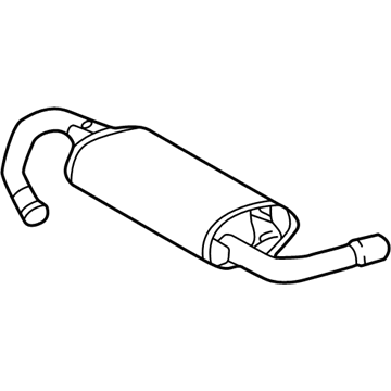 2004 Pontiac Vibe Exhaust Pipe - 88969131