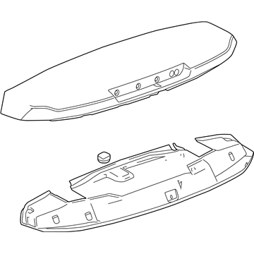 GM 84554747 Spoiler Assembly, R/End *Serv Primer