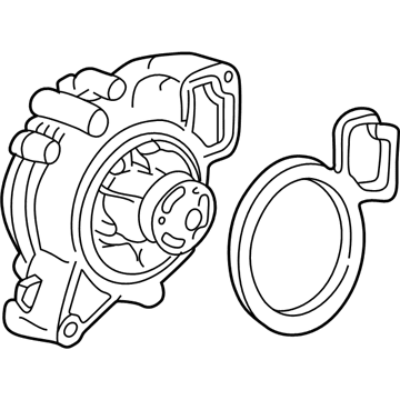 Saturn 12630084 Water Pump Assembly