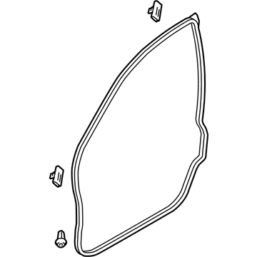 2009 Pontiac G3 Weather Strip - 94790531