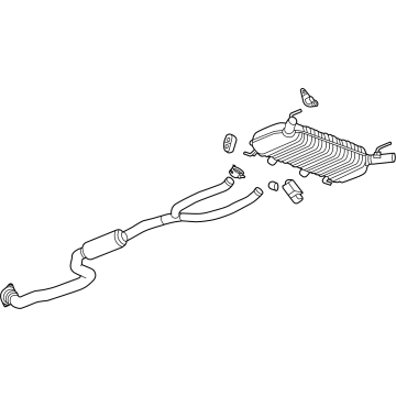 GM 85120349 Muffler Assembly, Exh (W/ Exh Pipe)