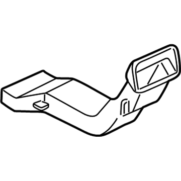 GM 25632519 Duct Assembly, Front Floor Console Rear Air