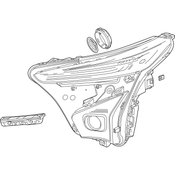 GM 42788714 Headlamp Assembly, Front