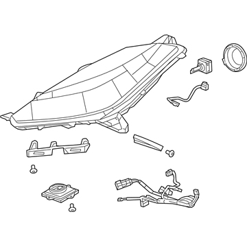 GM 84750166 Headlamp Assembly, Front