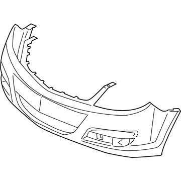 Saturn 25851546 Bumper Cover