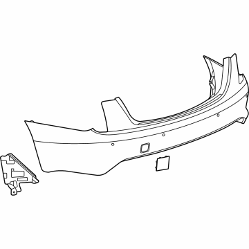 Cadillac 84940490 Bumper Cover