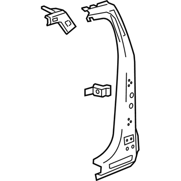 Chevy 22904453 Lock Pillar Reinforcement