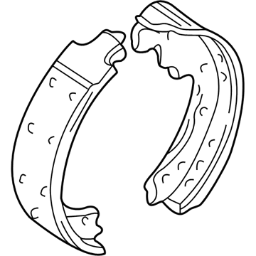 Pontiac 19152704 Brake Shoes