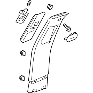 GM 22982644 Panel Assembly, Center Pillar Upper Trim *Neutral