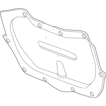 GM 15877864 Trim, Rear Compartment Lid Inner Panel *Block Diamond