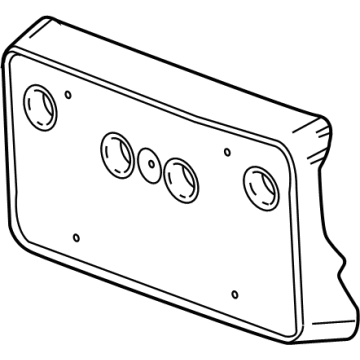 GM 84779365 BRACKET-FRT LIC PLT